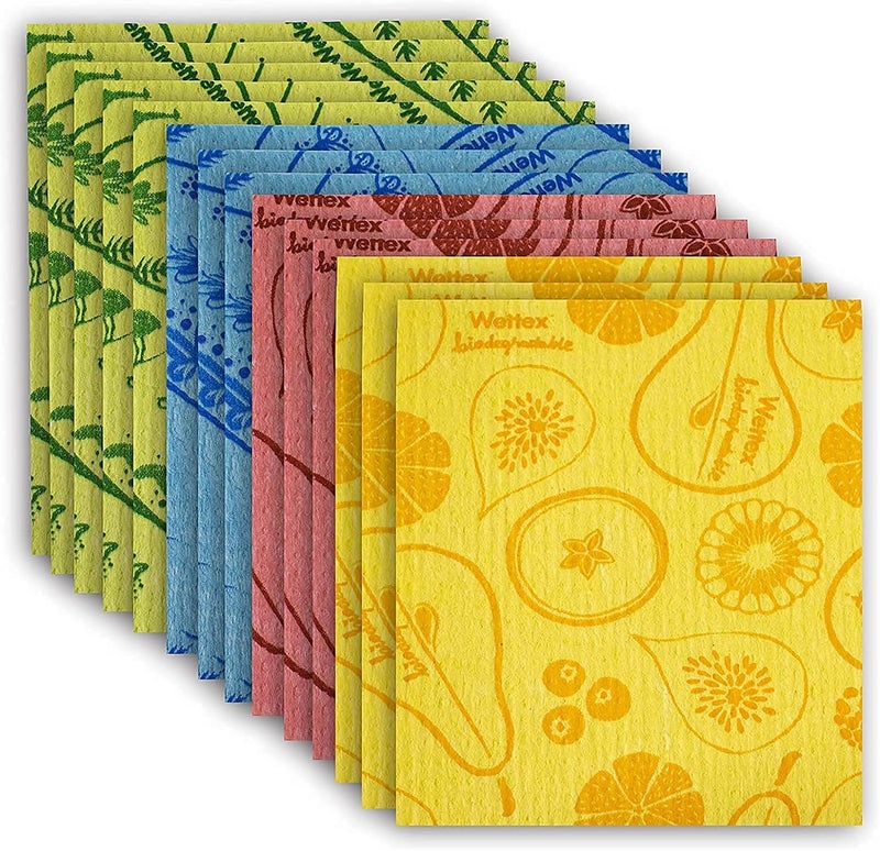 Wettex The Original 14 Pack Swedish Dishcloth for Kitchen - Eco Friendly Reusable Paper Towels - Assorted Dish Cloths for Washing Dishes - Image 2